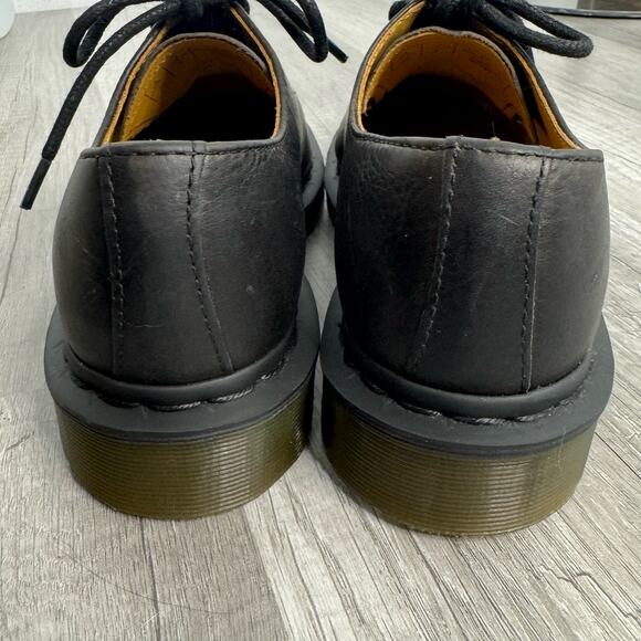 Dr. Martens Black Oxford Lace Up Shoes Black Leather Women’s 5 - Picture 6 of 8